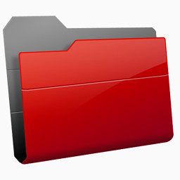 红色大气桌面图标下载