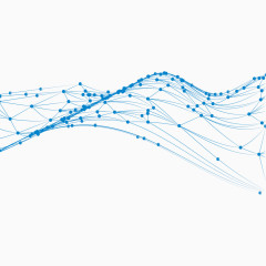 矢量蓝色科技素材