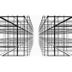 多维空间黑色框架