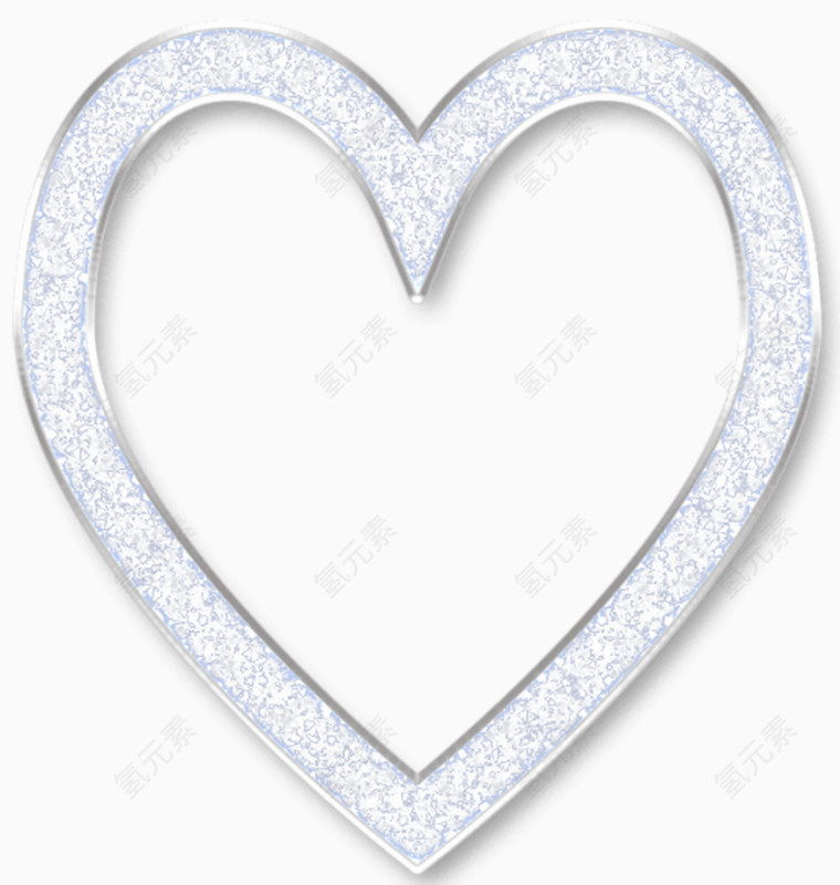 爱心框架