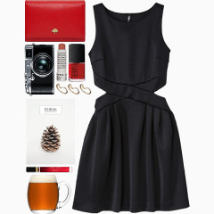 高端时尚服饰简搭