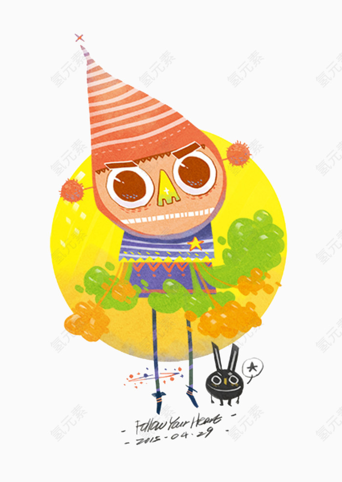 清新可爱卡通儿童插画