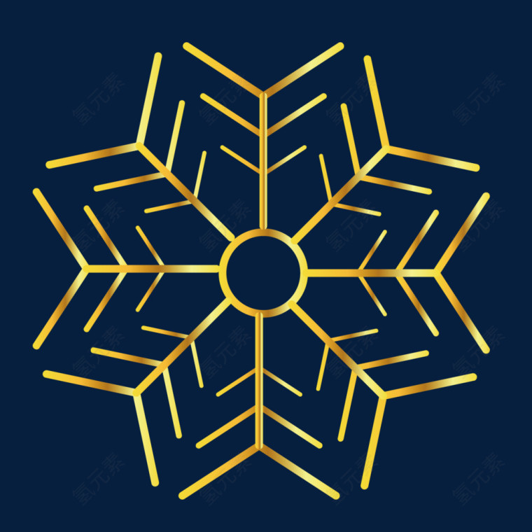 雪花金底