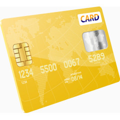 金色银行卡素材