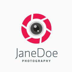 矢量现代摄影标志