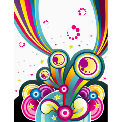 炫彩音乐装饰素材