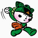 2008奥运吉祥物图标