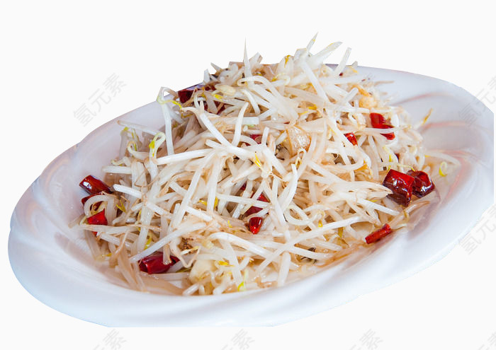 辣椒绿豆芽