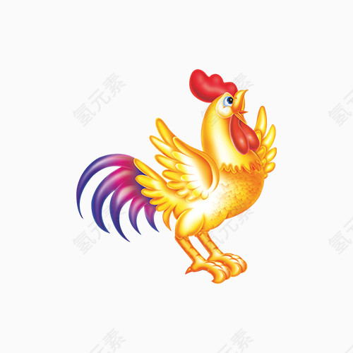 金色的雄鸡