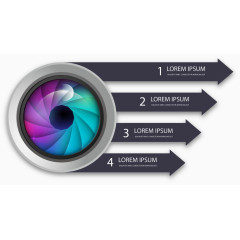 现代时尚摄影矢量PPT元素