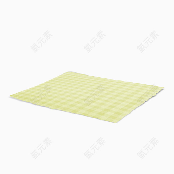 黄格子桌布