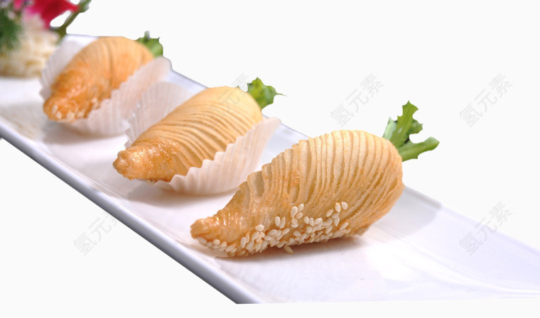 精致美味萝卜酥免抠摄影图片