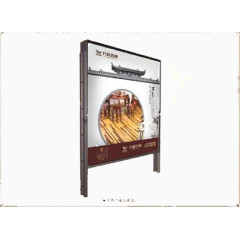 简约广告展板设计