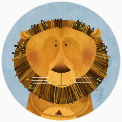 卡通小狮子图标