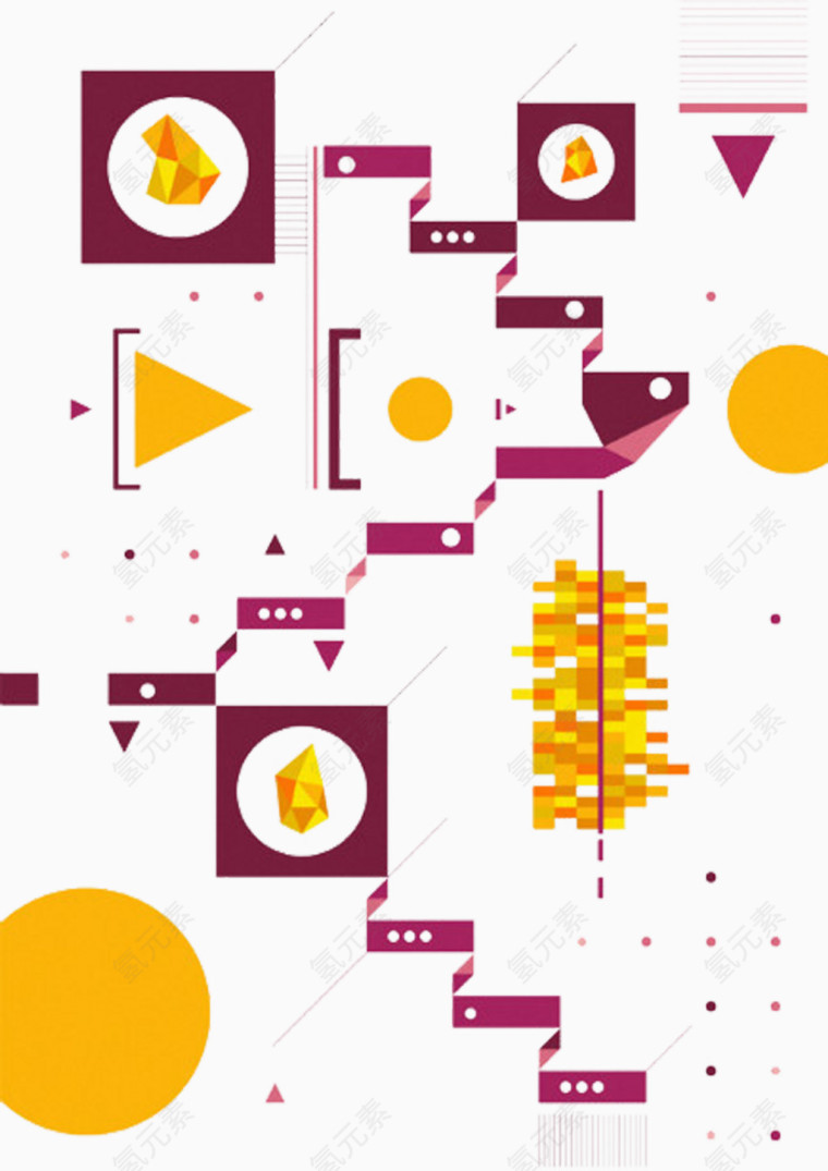 不规则图形背景