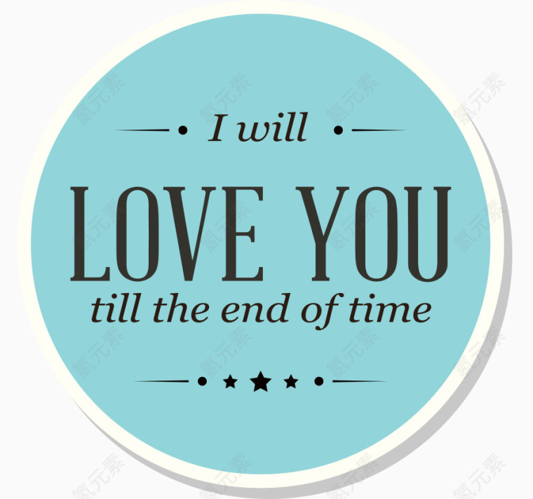 矢量圆形绿色价签