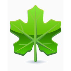 矢量 环保标志 树叶