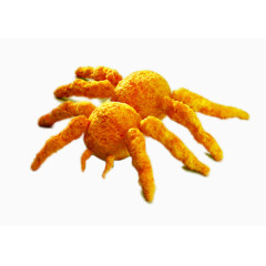 创意油炸蜘蛛形状的食物