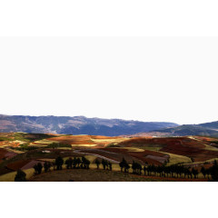 云南东川红土地风景