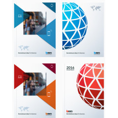 矢量时尚简约几何设计素材