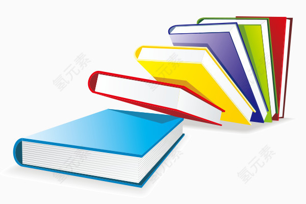 彩色书本图案