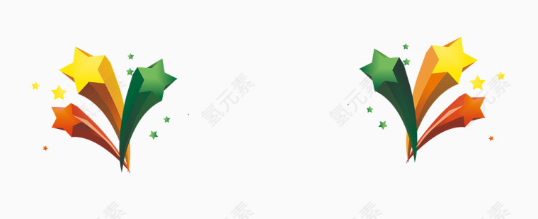 元旦放射状彩色