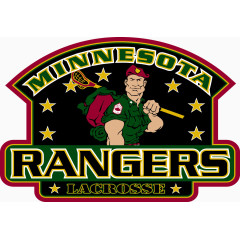 长曲棍球运动员矢量图