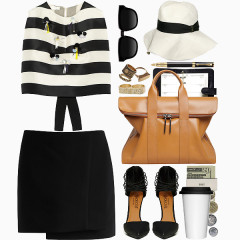 高端时尚服饰简搭