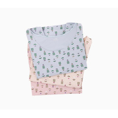 多色彩棉秋衣素材