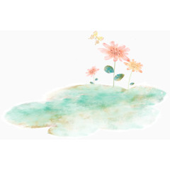 中国风文艺小清新荷花