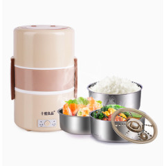 肉色电热饭盒