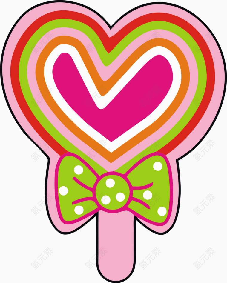 爱心棒棒糖