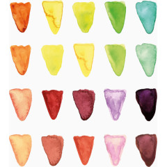 三角形水彩结构