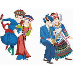 少数民族衣服冬装