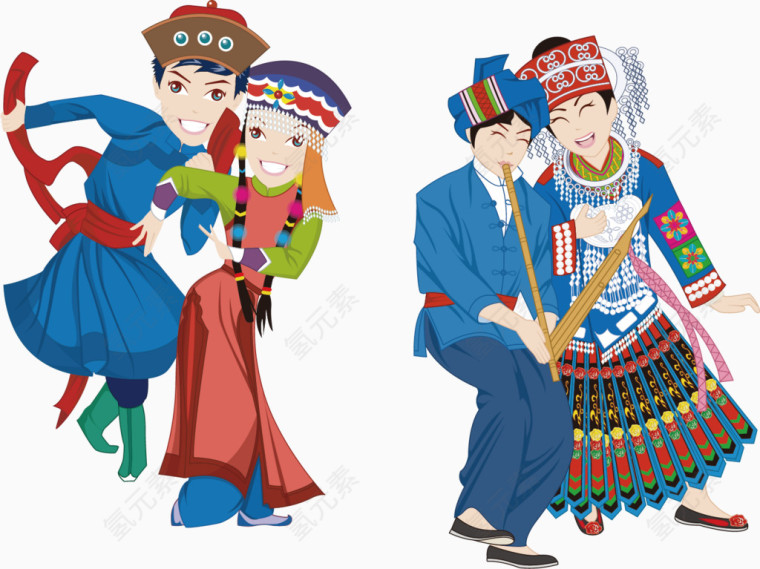 少数民族衣服冬装