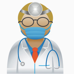 戴口罩的男医生