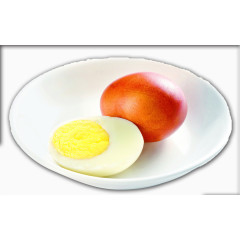 切开的美味茶叶蛋