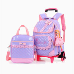 儿童拉杆双肩包书包