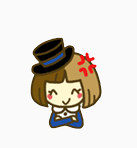 魔术女孩与兔子卡通表情包