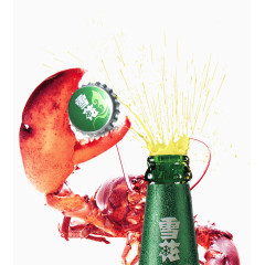 创意雪花啤酒广告