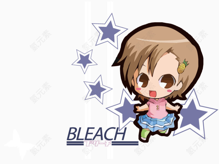 死神井上织姬矢量素材