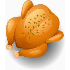 精美食物俯视图矢量图