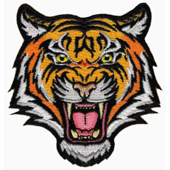 老虎刺绣