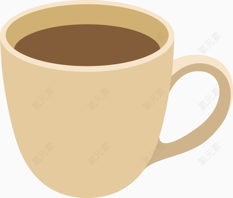 咖啡色咖啡杯