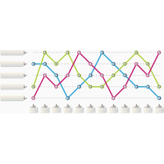 灰色线条分析图表