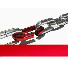 红色锁链系列PPT背景