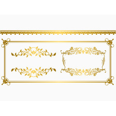 金色边框素材