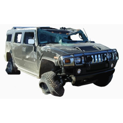 出车祸报废的小汽车