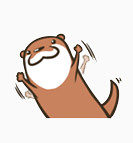 水獭卡通表情包