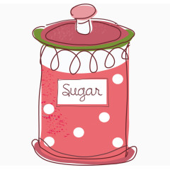 矢量粉色垃圾桶装饰素材